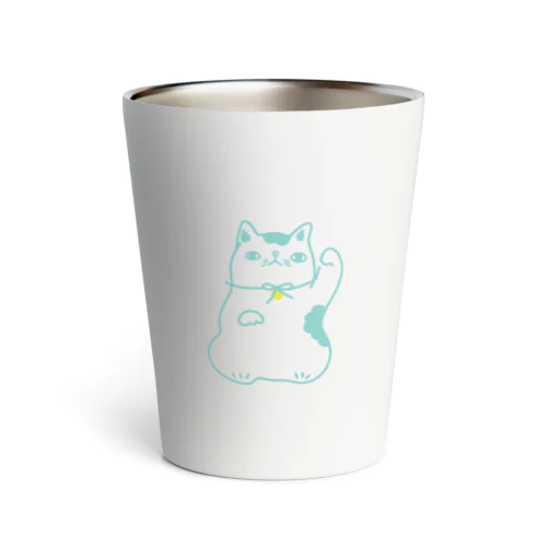 ゆるかわ、まねきねこさん Thermo Tumbler