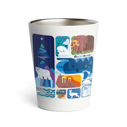 北極圏の動物たち Thermo Tumbler