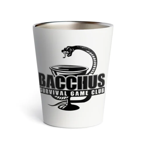 Tanashi Bacchus Black Logo Thermo Tumbler