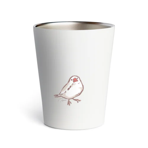 首かしげ文鳥 Thermo Tumbler