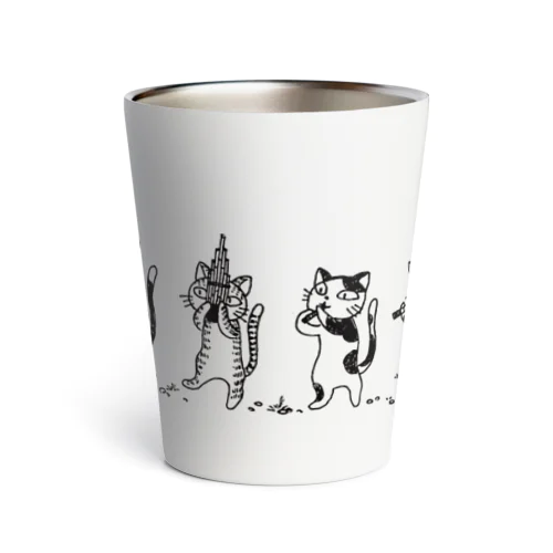 うたげのねこ(道行) Thermo Tumbler