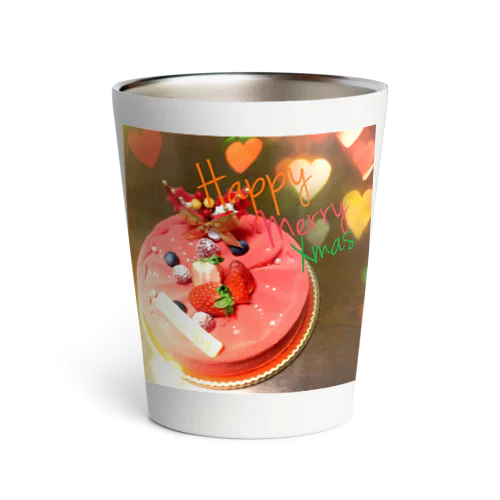 Happy Merry Xmas Thermo Tumbler