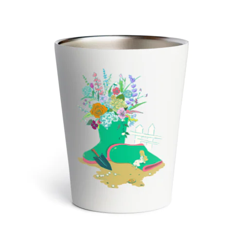 small world 背景無し Thermo Tumbler