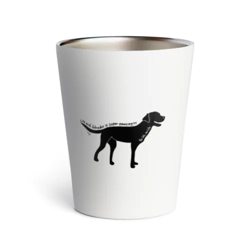 Black Labrador  Thermo Tumbler