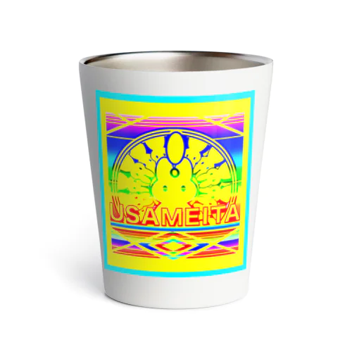 🌟🌈USAMEITA! rainbow🌟yellow gold オーシャン🌈🌟 Thermo Tumbler