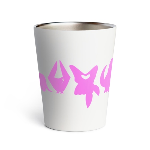 LOVE♡恐竜 ピンク Thermo Tumbler
