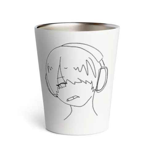 ペン描きベッドホンくん Thermo Tumbler