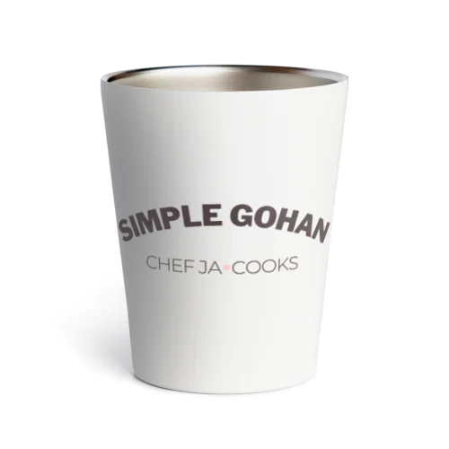 Simple Gohan - Chef JA Cooks サーモタンブラー