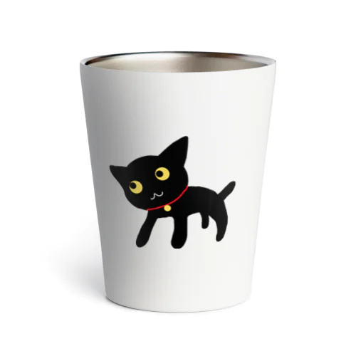 黒猫さん Thermo Tumbler