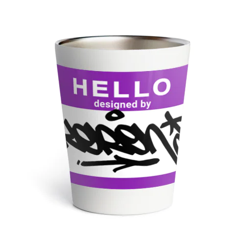 HELLO designed by KERON Thermo Tumbler