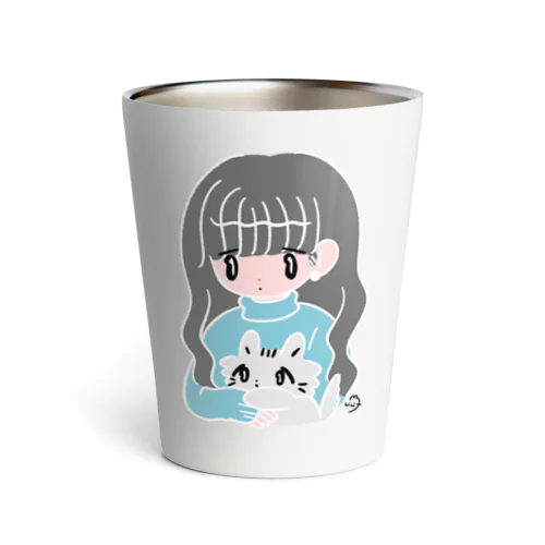 ねこと私 Thermo Tumbler