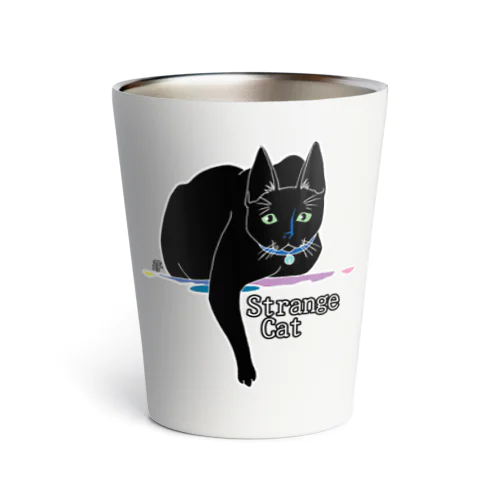 Strange Cat Thermo Tumbler