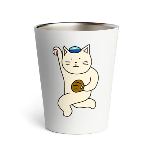 野球ねこ Thermo Tumbler