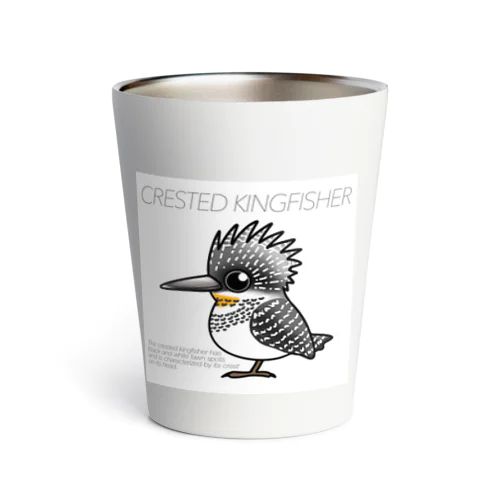Crested Kingfisher サーモタンブラー