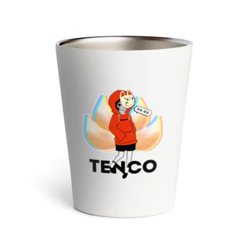 TENCOちゃん 天狐ver.（黒ロゴ） Thermo Tumbler
