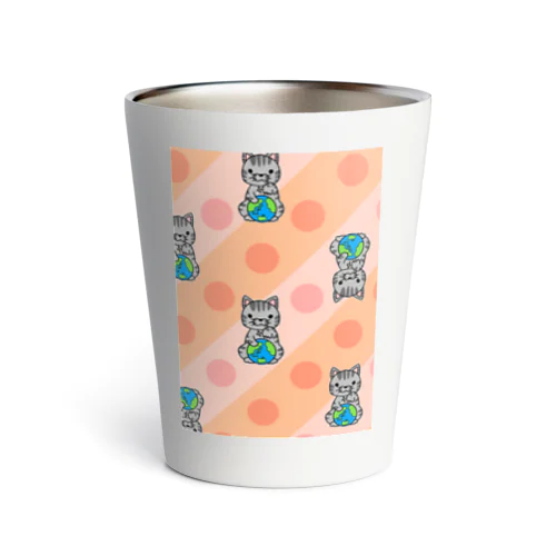 脅してくるにゃんこ Thermo Tumbler