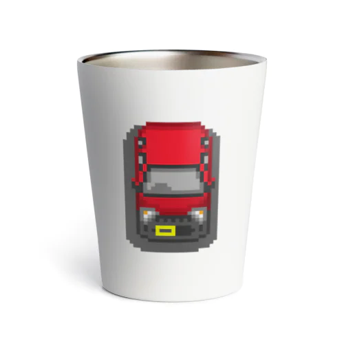 ドット絵車（レッド） Thermo Tumbler