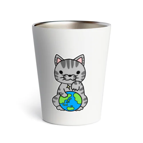 脅してくるにゃんこ Thermo Tumbler