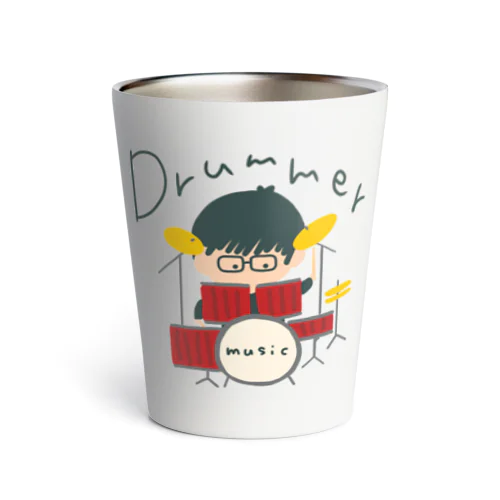 drummerメガネ君 Thermo Tumbler