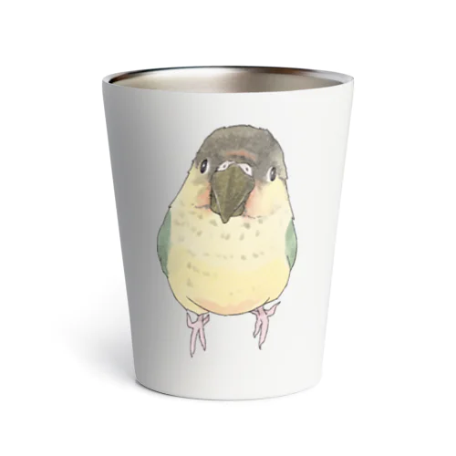 可愛いウロコメキシコインコちゃん【まめるりはことり】 Thermo Tumbler