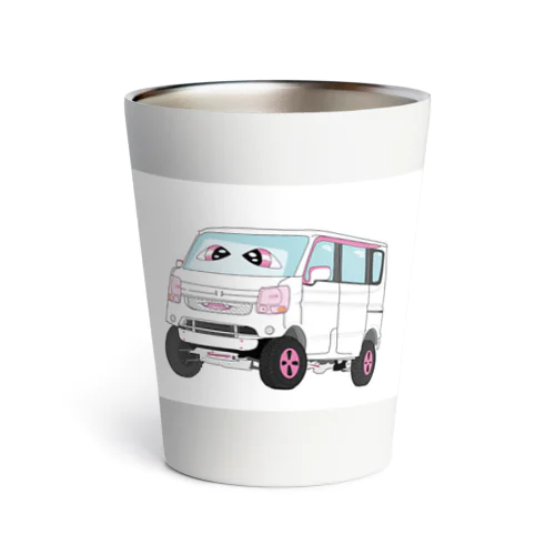 オフロード仕様に改造した軽自動車(女の子) Thermo Tumbler