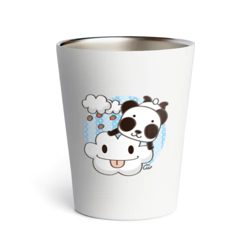 ワンポイント ズレちゃんとくもちゃん Thermo Tumbler