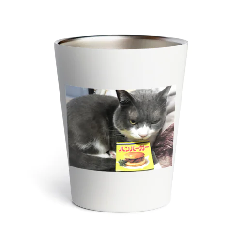 猫とハンバーガー Thermo Tumbler