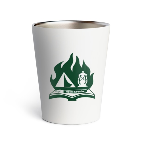 本と焚火があればいい Thermo Tumbler