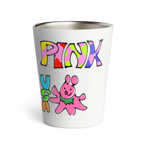 PINKのウサちゃん Thermo Tumbler