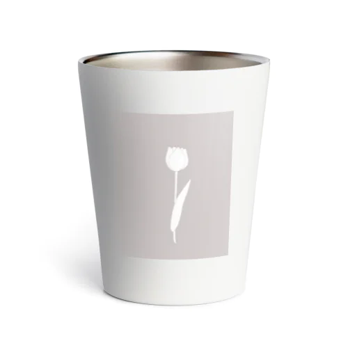 Tulip silhouette Thermo Tumbler