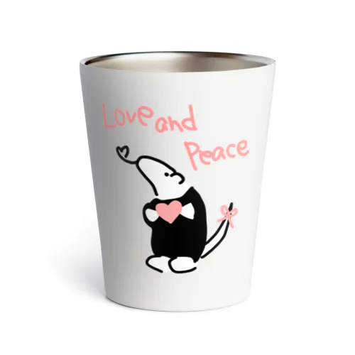 Love and Peace Thermo Tumbler