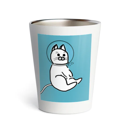 泳ぐ 猫 Thermo Tumbler