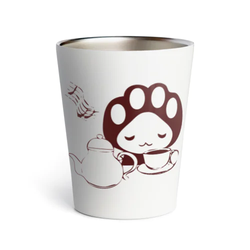 ねこきゅうランチ　レトロ　ティータイム Thermo Tumbler