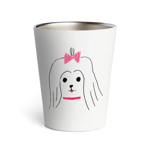 ロングヘア犬 Thermo Tumbler