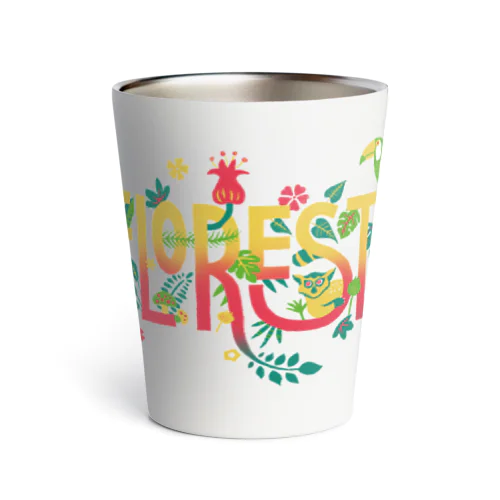 La Floresta（背景透明） Thermo Tumbler