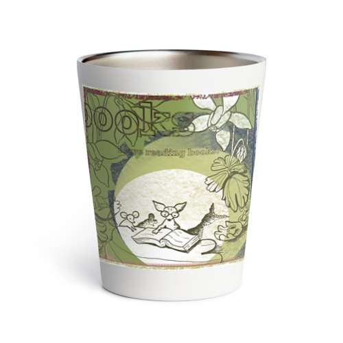 オダマキランプ四角 Thermo Tumbler
