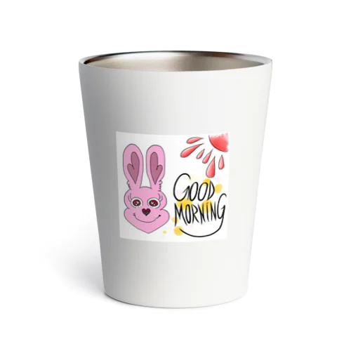 ピンクうさぎのピンカ GOODMORNINNG Thermo Tumbler