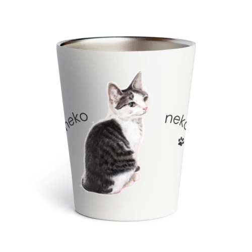 パステル💗ねこねこ　モネちゃん Thermo Tumbler