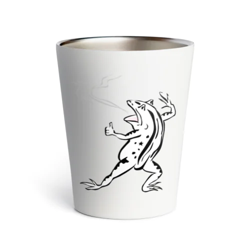 鳥獣戯画カエル5 Thermo Tumbler