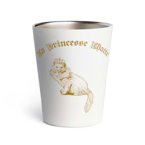 Donation Items for cats 『La Princesse Chatte』猫姫👑猫の王女様👑パリ Thermo Tumbler