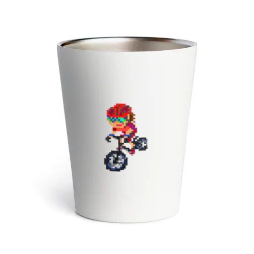 ロードバイクマン（レッド） Thermo Tumbler