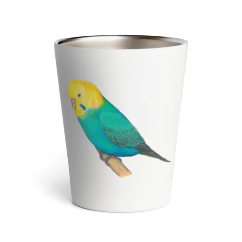 [森図鑑]セキセイインコレインボー Thermo Tumbler