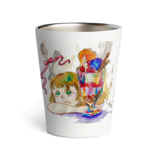 パフェと女の子 Thermo Tumbler