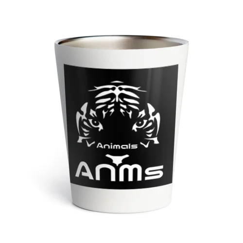 Animals黒 Thermo Tumbler