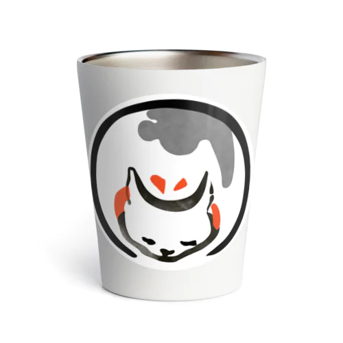 浮世絵　丸い猫 Thermo Tumbler