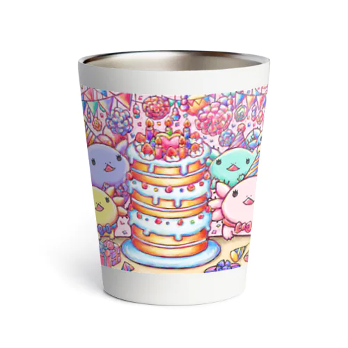 ウーパーちゃんのお誕生日会 Thermo Tumbler