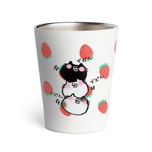 でぷんねこトリオ(いちの) Thermo Tumbler