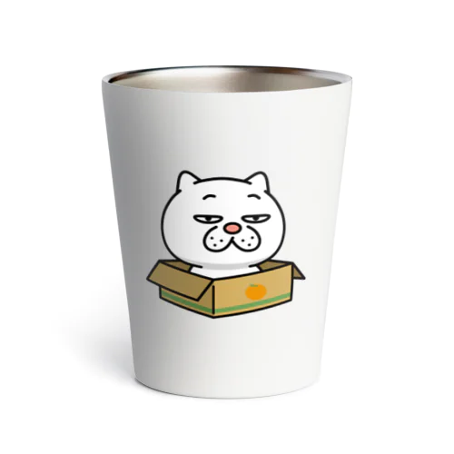 ウザ～～い猫　段ボール Thermo Tumbler