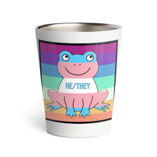 transgender (he/they) mlm/nblm frog サーモタンブラー