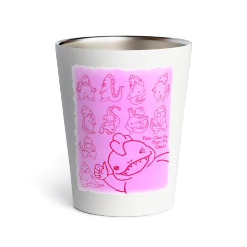 元気なぴんくちゃん Thermo Tumbler